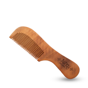 مشط خشبى - Wooden Comb with handle